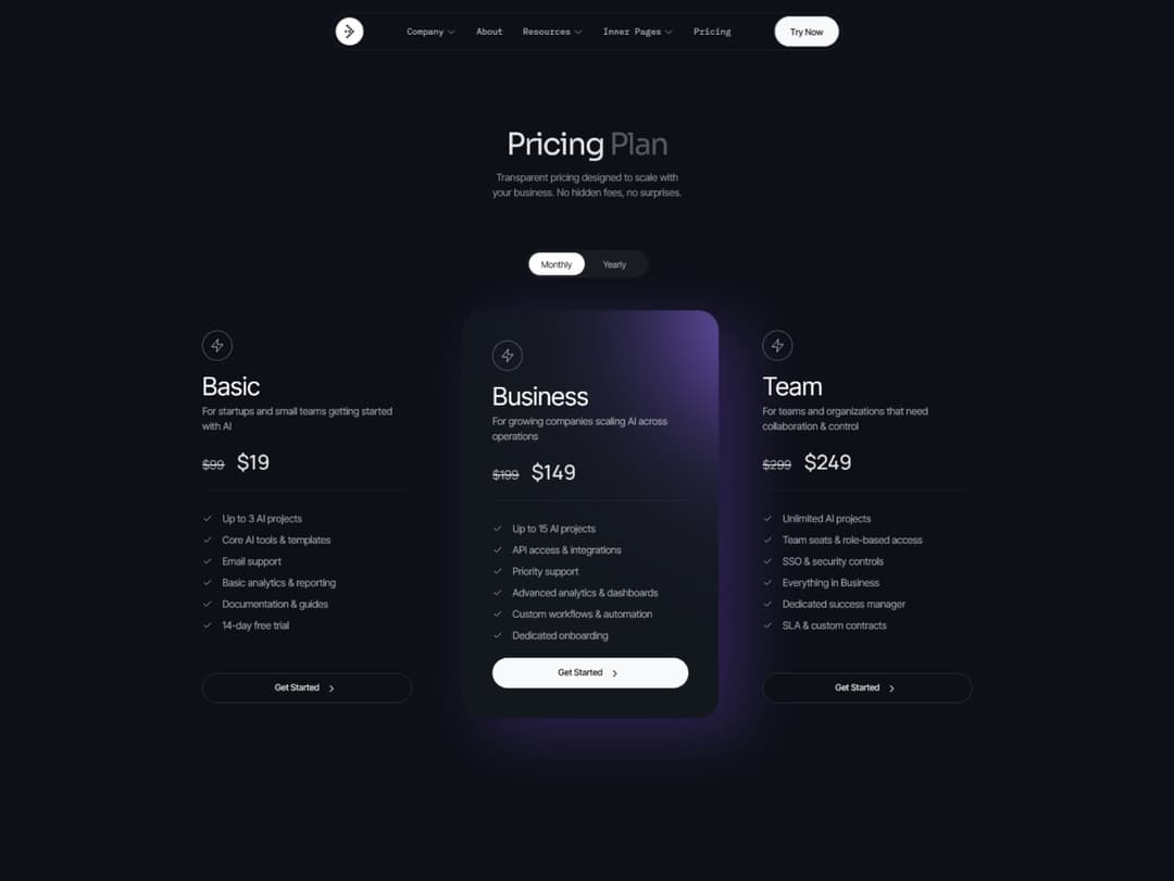 Pricing - Style 02