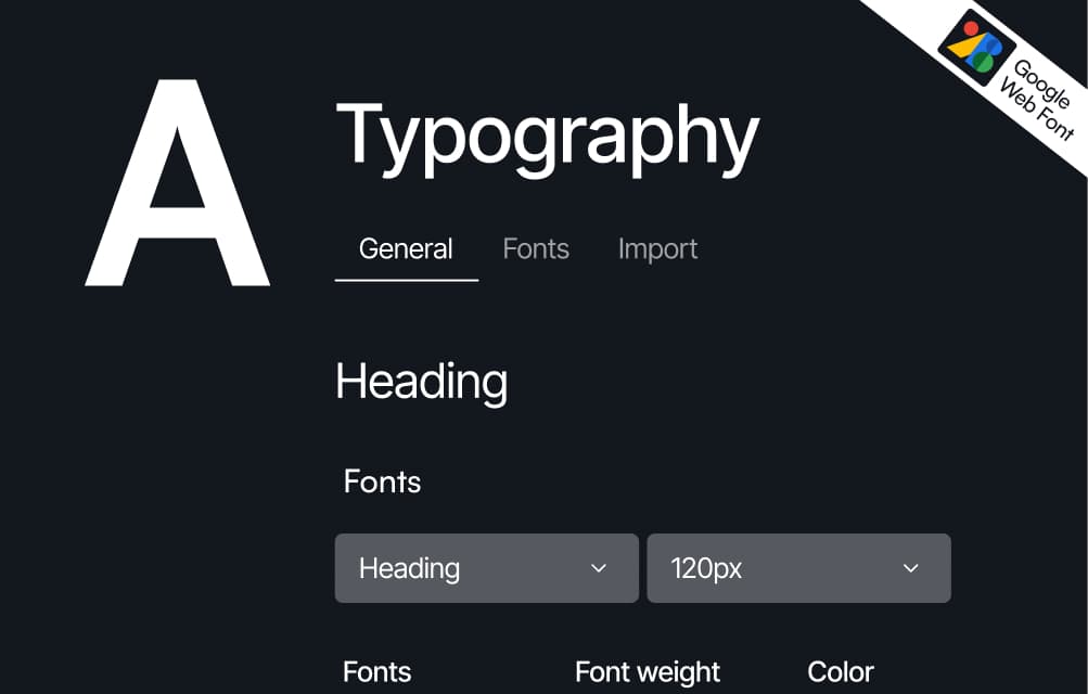 Google Font Integration